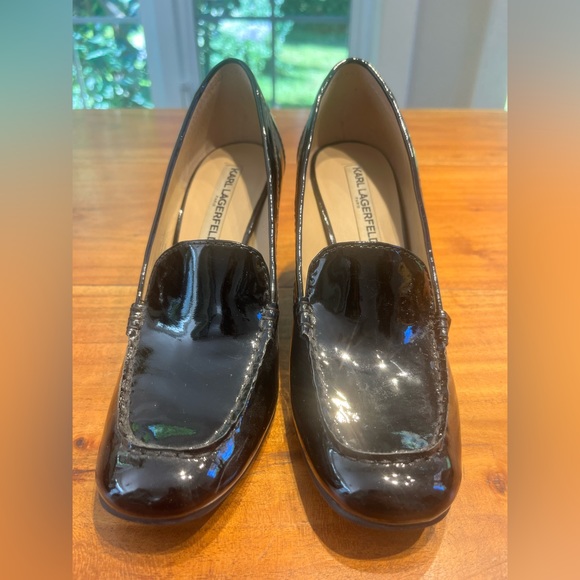 Patent leather Karl Lagerfeld loafers - Picture 2 of 4